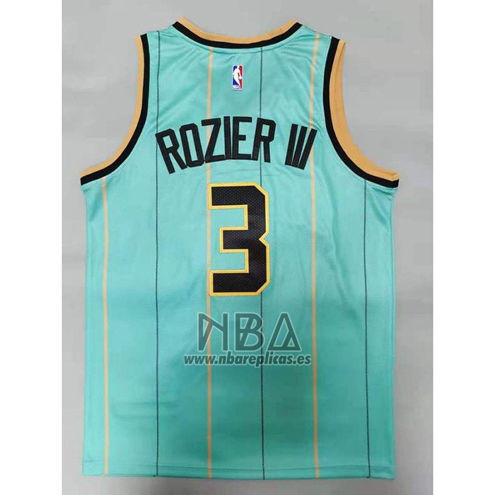 Camiseta Charlotte Hornets Terry Rozier III NO 3 Ciudad 2020-21 Verde